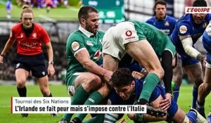 Après sa défaite contre la France, l'Irlande se fait peur mais s'impose contre l'Italie pour son deuxième match - Rugby - Tournoi des 6 Nations