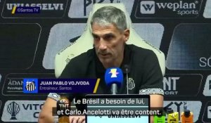 Santos - Vojvoda après le retour de Neymar : "Ancelotti va être content"