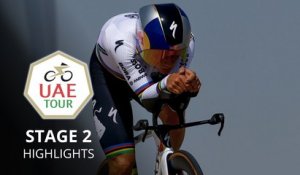 UAE Tour 2026 - Étape 2 - Remco Evenepoel la 2e étape... Del Toro limite la casse, Cavagna 3e