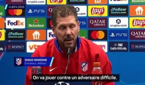 Simeone : « Amener le match là où nous pensons pouvoir leur faire mal » - Foot - Ligue des champions