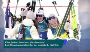 Biathlon - Les Françaises championnes olympiques du relais