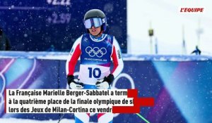 Berger Sabbatel termine au pied du podium, Maier championne olympique - Skicross - JO 2026