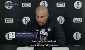 Nets - Une grosse défaite mais “des bonnes choses” à garder pour Fernandez