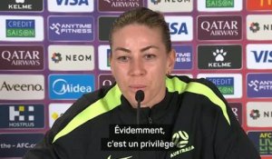 Australie (F) - Kennedy : "Tellement de respect pour les joueuses iraniennes"