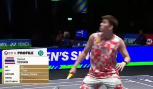 Le replay du 2e tour de Toma Junior Popov - Badminton - All England Open