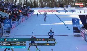 Victoire tout en maîtrise de Julia Simon sur la mass-start de Kontiolahti - Biathlon - Coupe du monde