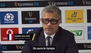 Fabien Galthié après la défaite de la France en Écosse : « On est en course pour gagner la compétition » - Tournoi des 6 Nations - Bleus