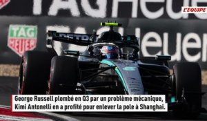 Kimi Antonelli (Mercedes) devient le plus jeune poleman de l'histoire au GP de Chine - F1 - GP de Chine