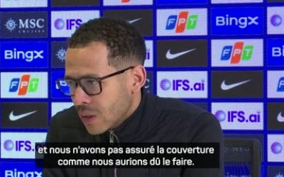 Chelsea - Rosenior : "La moindre erreur nous coûte un but en ce moment"