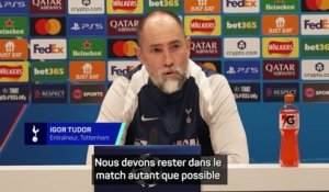 Tottenham - Tudor : "Difficile mais pas impossible"