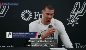Spurs - Wembanyama : “Je prends énormément de plaisir”