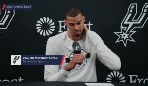 Spurs - Wembanyama raconte son panier décisif et... la tâche de vin sur son short !