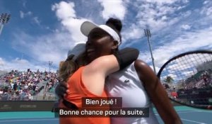 Miami - Jones à Venus Williams : J'ai toujours ton poster dans ma chambre !"