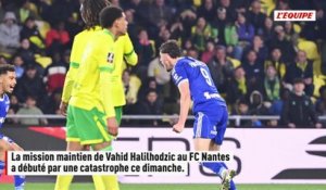 Nantes renversé par Strasbourg pour la première de Vahid Halilhodzic - Foot - Ligue 1
