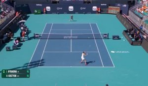 Miami - Comme à Indian Wells, Rybakina trop forte pour Kostyuk