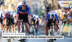 Dorian Godon remporte la 1re étape du Tour de Catalogne à l'arraché devant Remco Evenepoel - Cyclisme - Tour de Catalogne