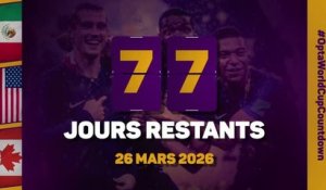 Le décompte d’Opta - J-77 avant la Coupe du monde