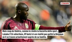 Romelu Lukaku refuse de rentrer à Naples après son forfait avec la Belgique - Foot - Serie A