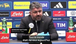 Gennaro Gattuso : « Tout le monde était nerveux » - Foot - Qualif. Coupe du monde - Italie