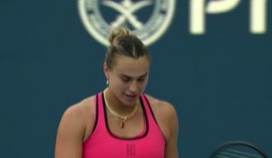 Miami - Sabalenka réalise le Sunshine Double