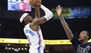 NBA : En mode MVP, Shai Gilgeous-Alexander brille contre Detroit