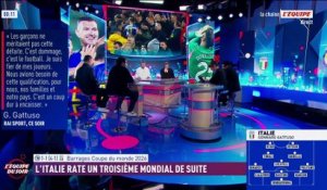 Gattuso : «  Les garçons ne méritent pas cette défaite » - Foot - Qualif. Coupe du monde