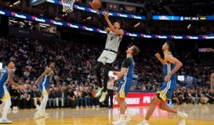 NBA : Victor Wembanyama cartonne les Warriors , 10/10 pour les Spurs