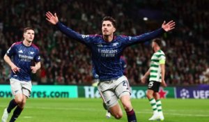 Arsenal surprend le Sporting Portugal sur le fil en quarts de finale aller de la Ligue des champions - Foot - Ligue des champions