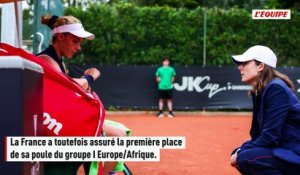 La France enchaîne un troisième succès contre la Roumanie en Billie Jean King Cup - Tennis - Billie Jean King Cup