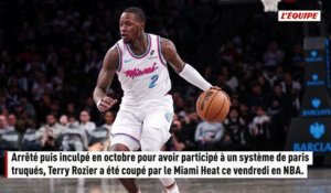 Soupçonné d'être impliqué dans une affaire de paris sportifs illégaux en NBA, Terry Rozier est coupé par le Miami Heat - Basket - NBA