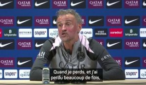 PSG - Luis Enrique : "Je suis surtout fier quand je perds"