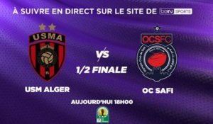 Coupe de la Confédération : Suivez USM Alger - OC Safi en direct vidéo