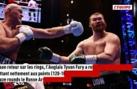 Retour réussi pour Tyson Fury, vainqueur par décision unanime d'Arslanbek Makhmudov et prêt à défier Anthony Joshua - Boxe - lourds