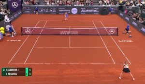 Linz - Andreeva empoche le titre dans la difficulté