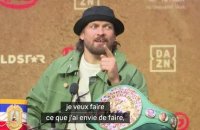 Poids lourds - Usyk : "Pour une fois, je veux faire ce que j’ai envie de faire"