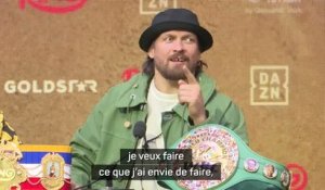 Poids lourds - Usyk : "Pour une fois, je veux faire ce que j’ai envie de faire"