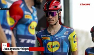 Juan Ayuso forfait pour les Ardennaises, Tim Wellens de retour - Cyclisme