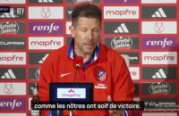 Atlético de Madrid - Simeone : "Les pieds sur terre avant cette finale"