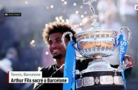 Arthur Fils titré à Barcelone après sa victoire en finale face à Andrey Rublev - Tennis - Barcelone