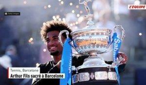 Arthur Fils titré à Barcelone après sa victoire en finale face à Andrey Rublev - Tennis - Barcelone