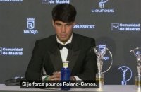 Roland-Garros - Alcaraz jette le doute sur sa participation : "Si je force, cela pourrait me nuire"