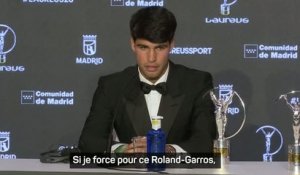 Roland-Garros - Alcaraz jette le doute sur sa participation : "Si je force, cela pourrait me nuire"