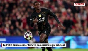 Nuno Mendes toujours absent contre Nantes à une semaine de la demi-finale aller de Ligue des champions face au Bayern - Foot - Ligue 1 - PSG