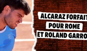 Roland Garros - Alcaraz déclare forfait pour Rome et Paris