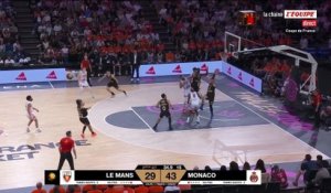 Le résumé de la finale de la Coupe de France entre Le Mans et Monaco - Basket - Coupe de France