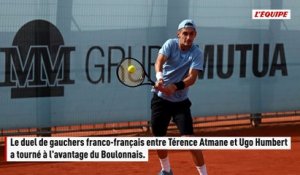 Perclus de crampes, Térence Atmane domine Ugo Humbert dans une ambiance tendue - Tennis - ATP - Madrid