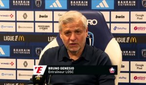 «  C'était un match piège » : Bruno Genesio savoure la victoire précieuse du LOSC au Paris FC - Foot - Ligue 1 - Lille
