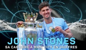 FOOTBALL : Premier League : Man. City - La carrière de John Stones chez les Citizen en chiffres