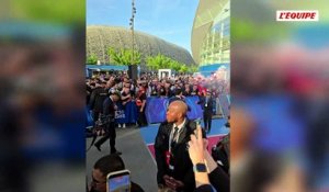 L'arrivée des joueurs parisiens au Parc - Foot - Ligue des champions