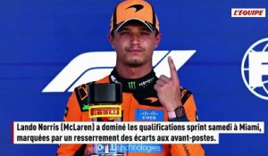 Le champion du monde Lando Norris signe la pole de la course sprint à Miami, les écarts se resserrent - F1 - GP de Miami
